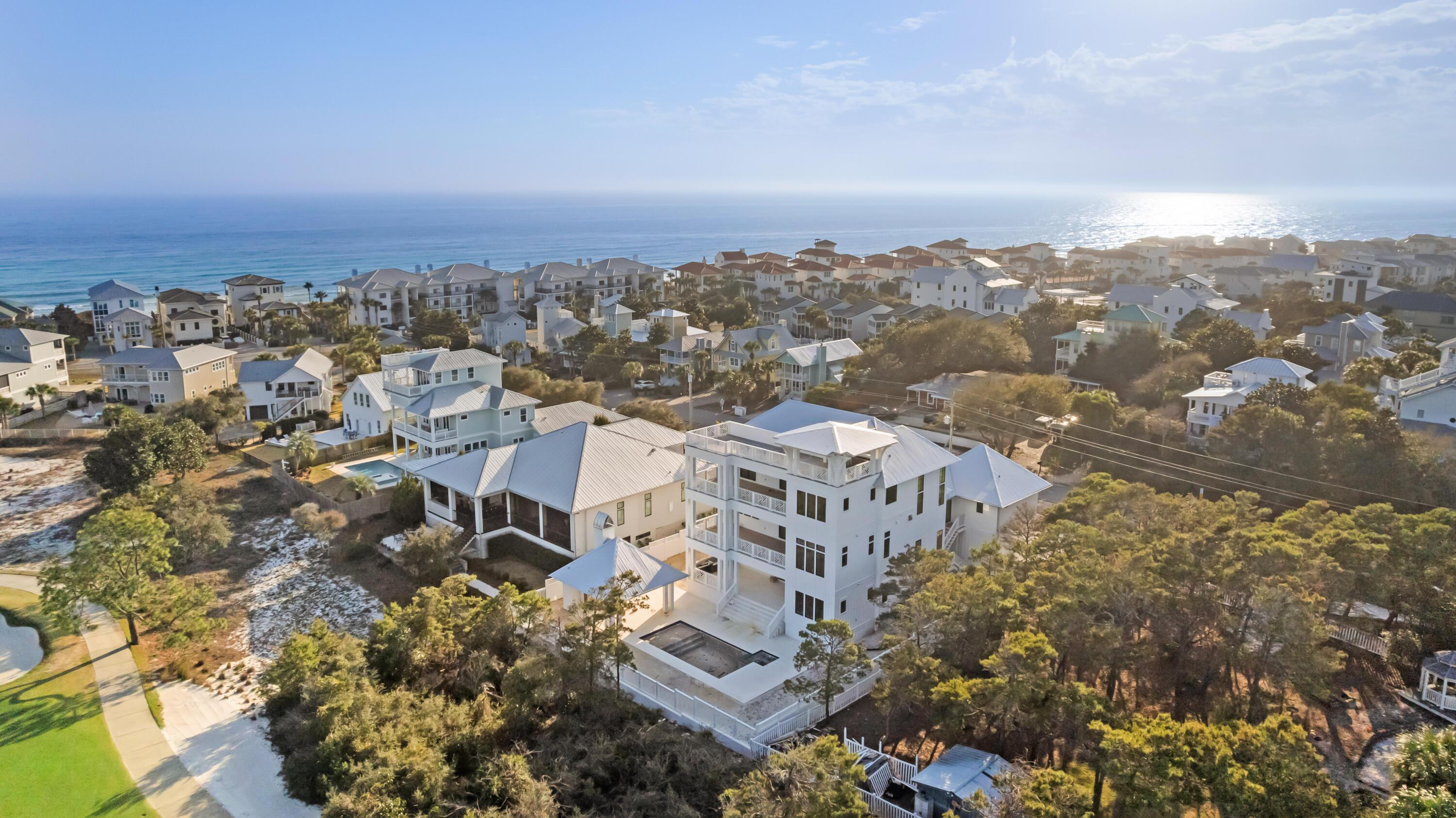 Image 3: Aerial to Beach Access