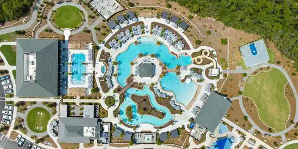 Image 4: WS Camp Creek Pool Aerial