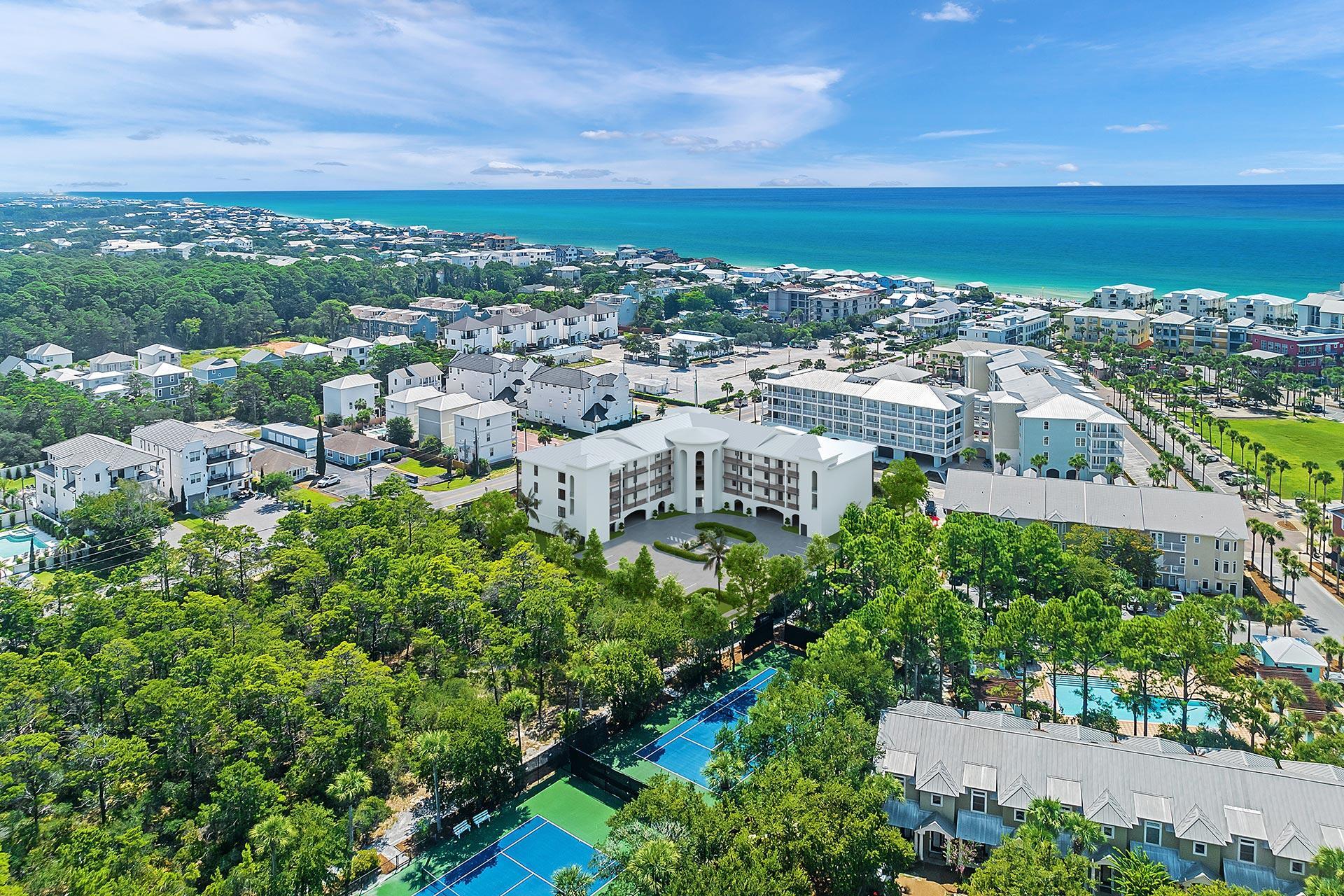 Image 3: The Walton on 30A Drone to Beach