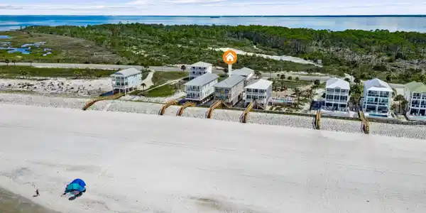 Image 3: Newly restored beachfront!