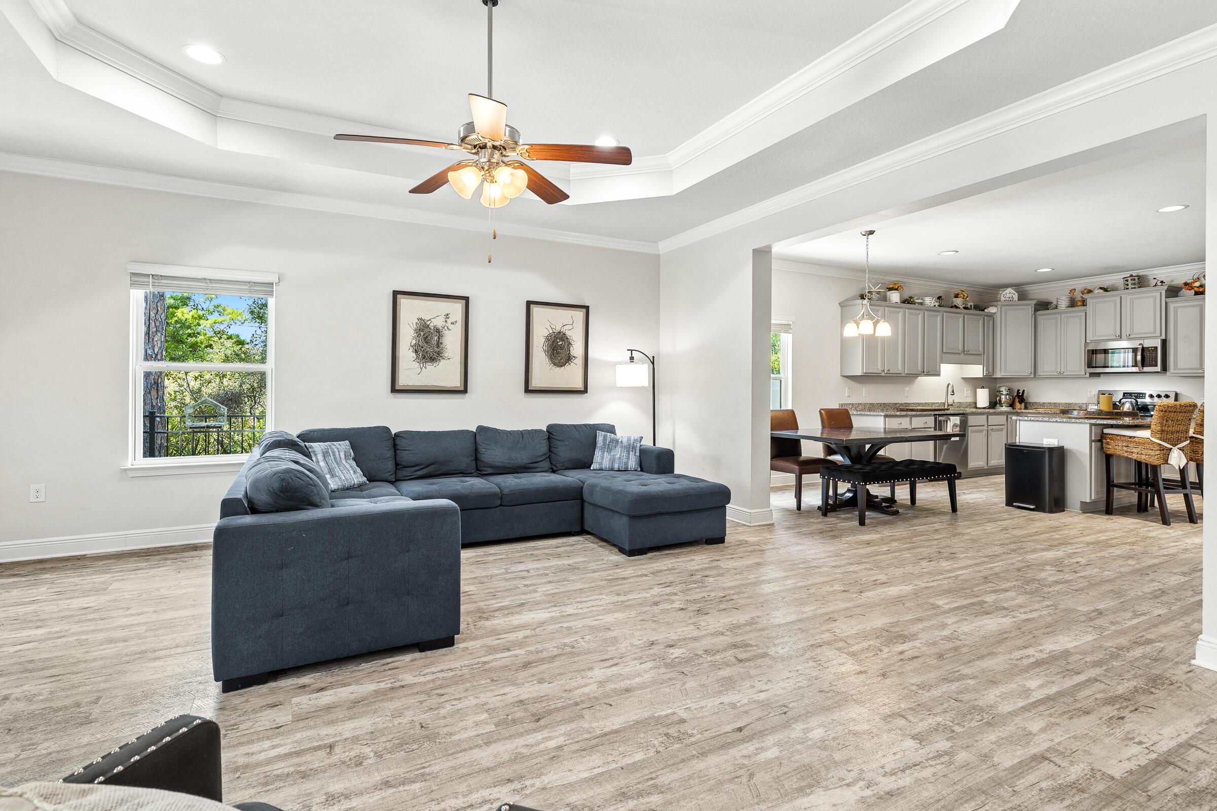 Image 4: open living and kitchen