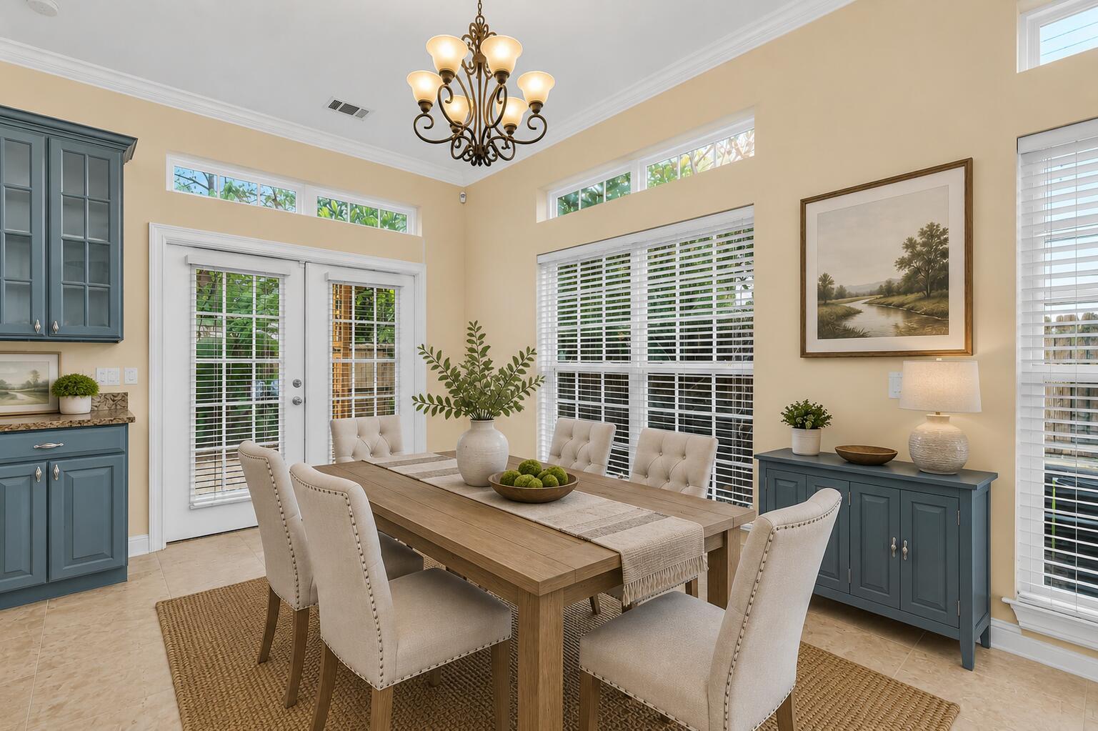 Image 4: Virtually Staged Dining Room
