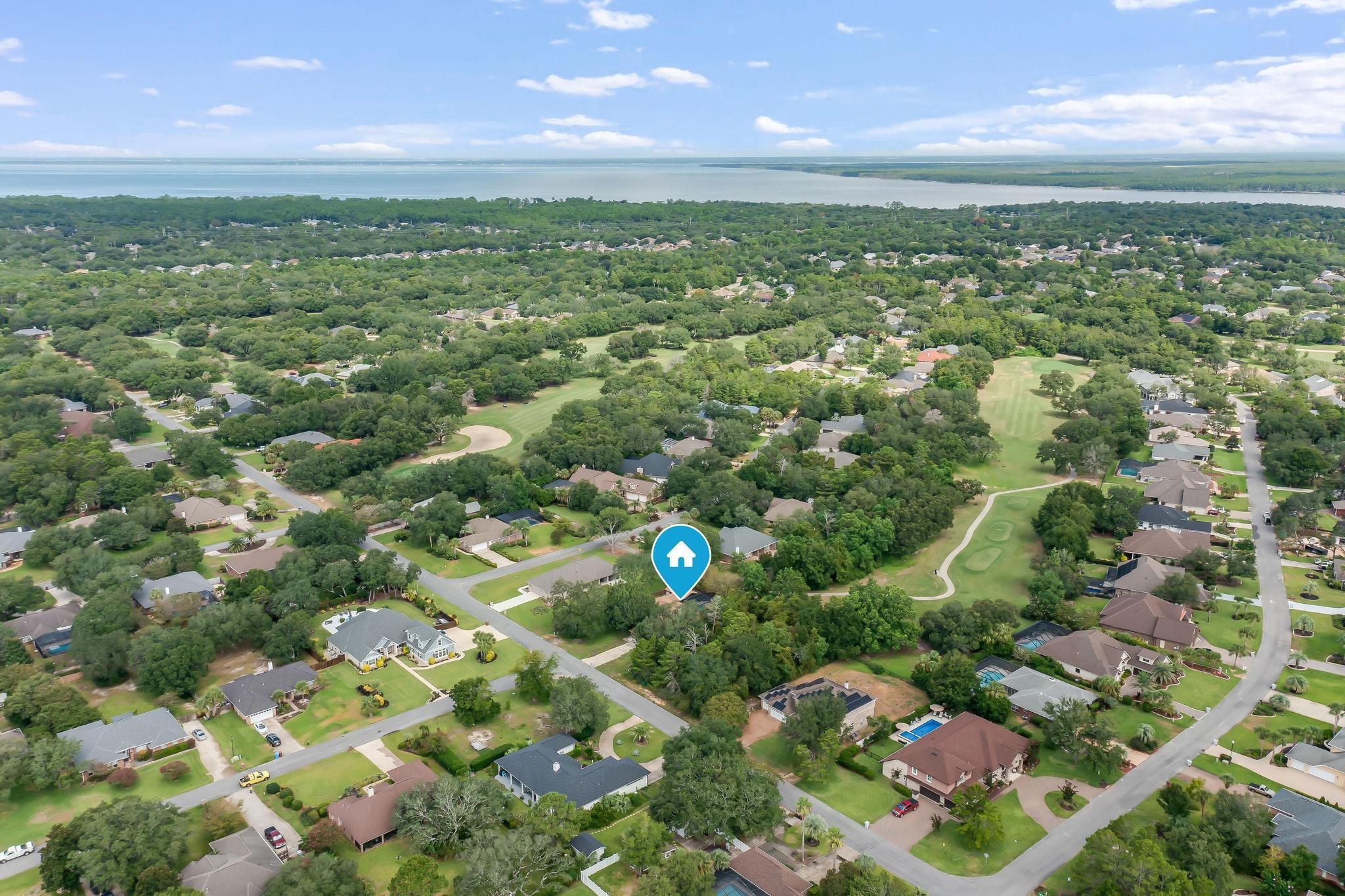 Image 4: AERIAL VIEW OF HOME