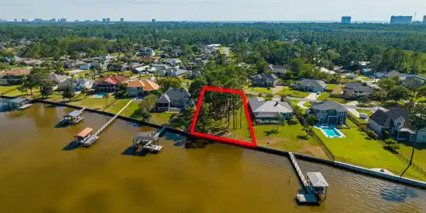 Image 2: 306 Moonlight Bay Dr Aerial Outlined-2