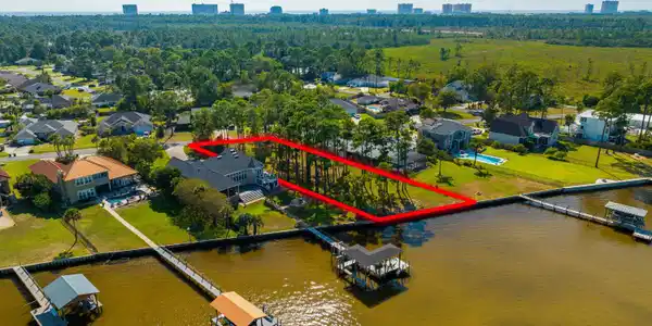 Image 3: 306 Moonlight Bay Dr Aerial Outlined-3