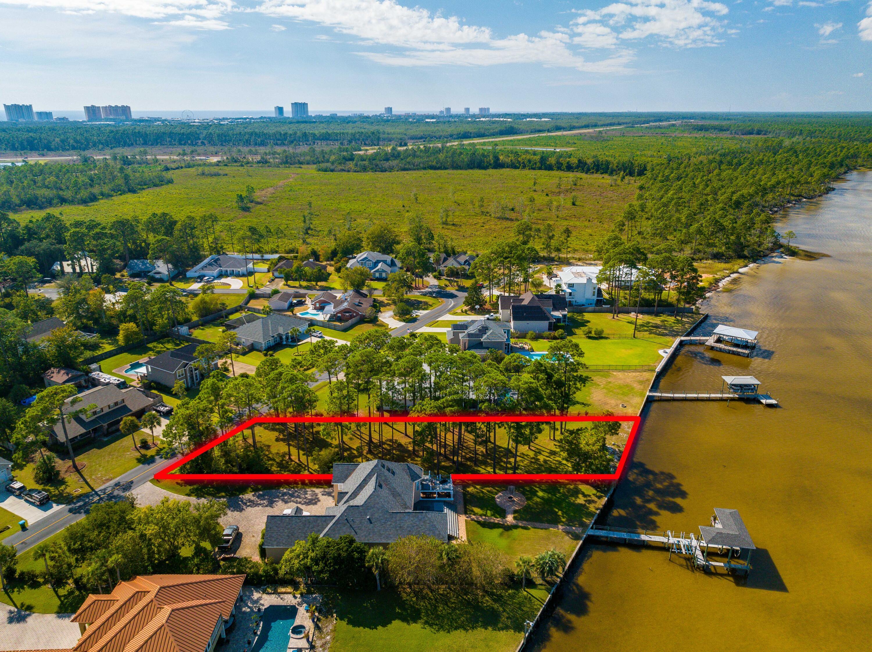 Image 4: 306 Moonlight Bay Dr Aerial Outlined-4