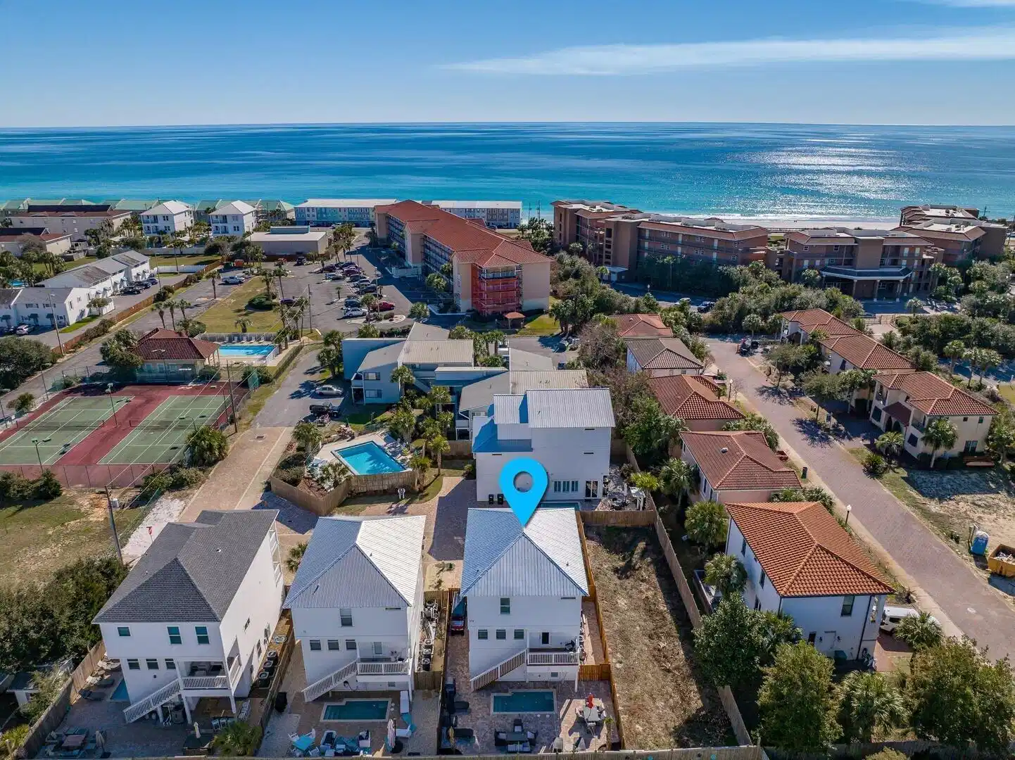 Image 1: Ariel View of House 11