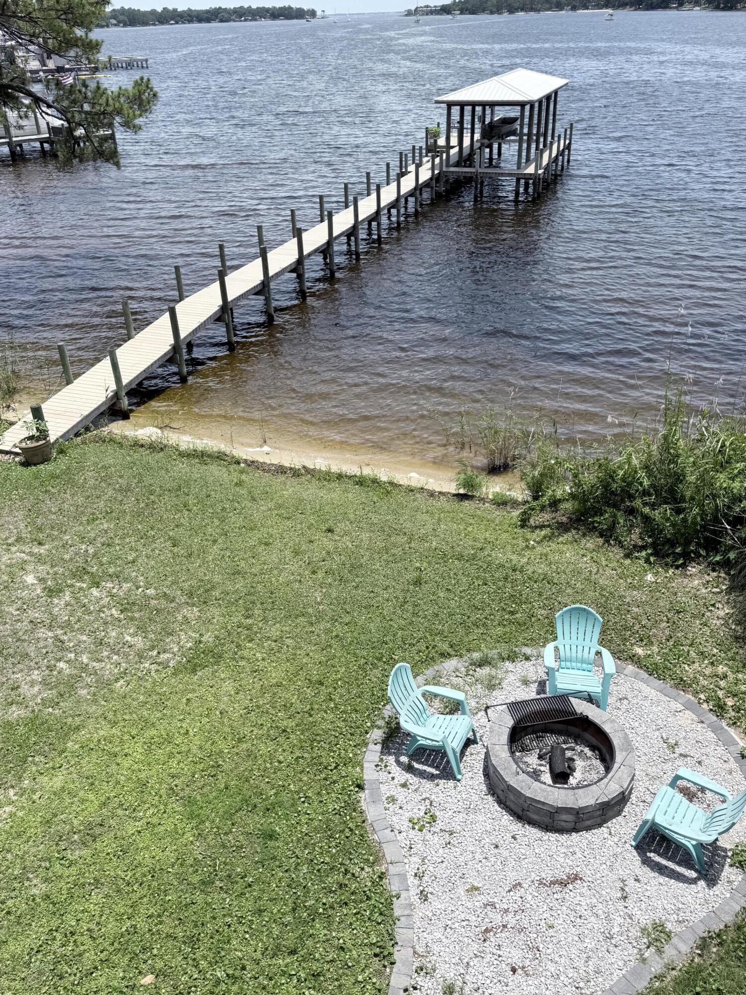 Image 3: Fire Pit and Dock