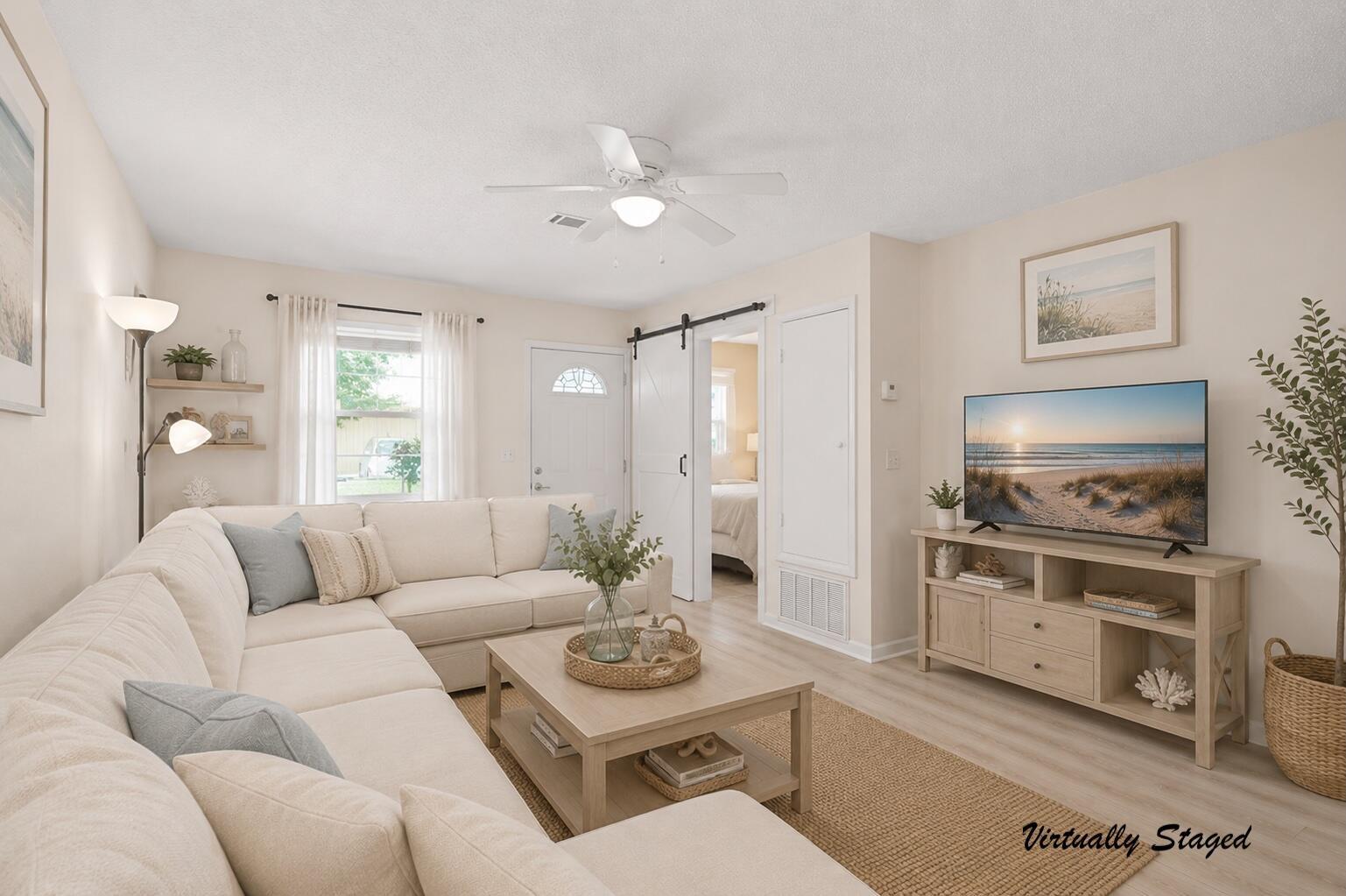 Image 4: Virtually staged living room