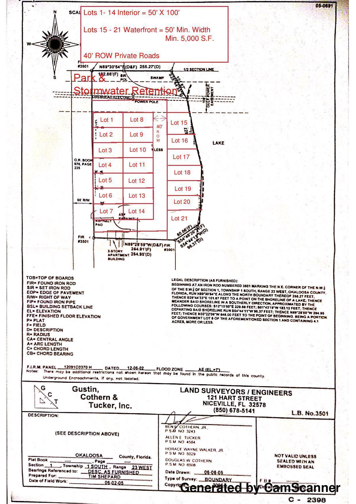 Image 1: Niceville 4.13 Acres - 21 Homes-page-001