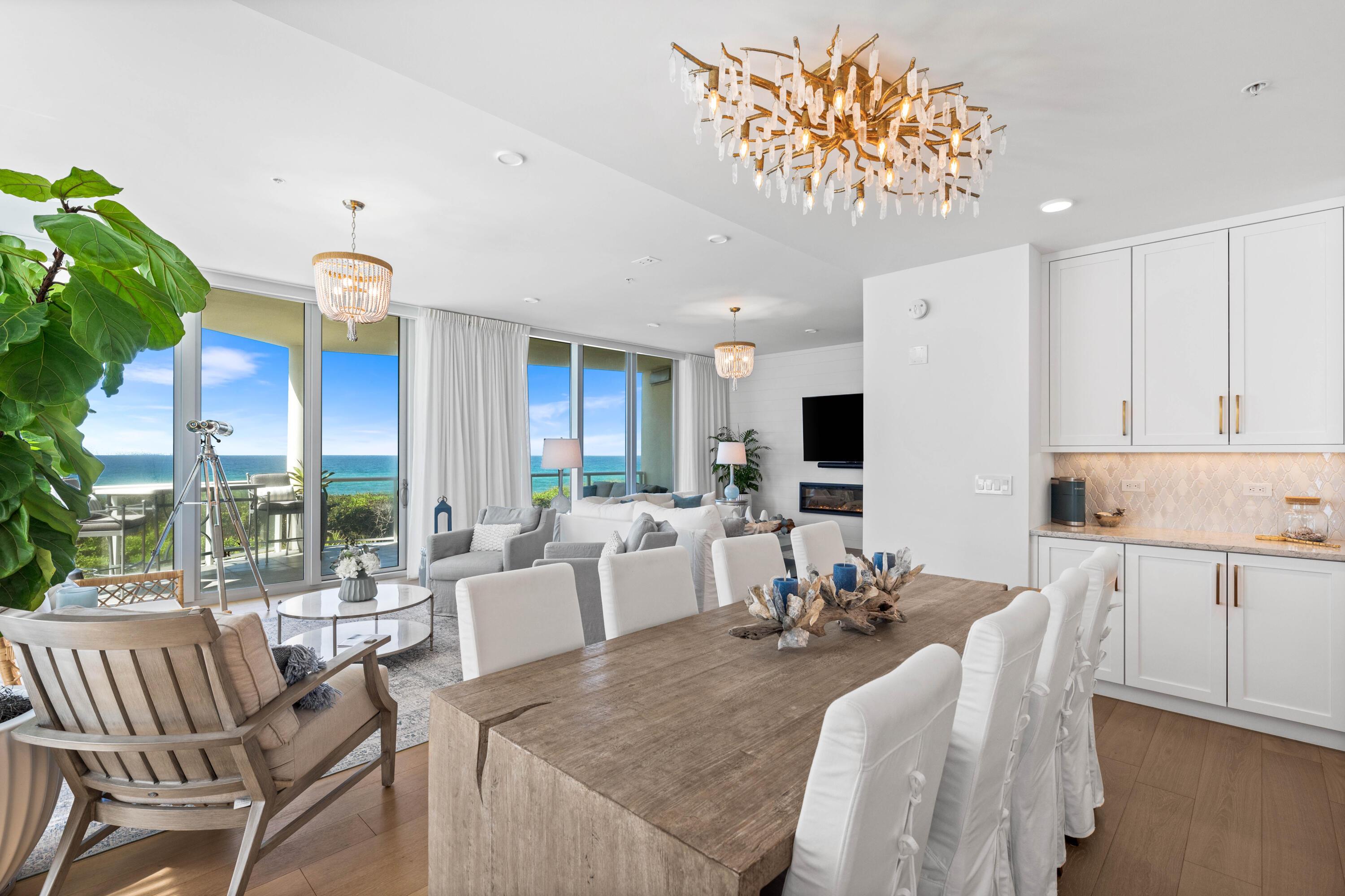Image 3: GULF VIEWS from Living/dining area
