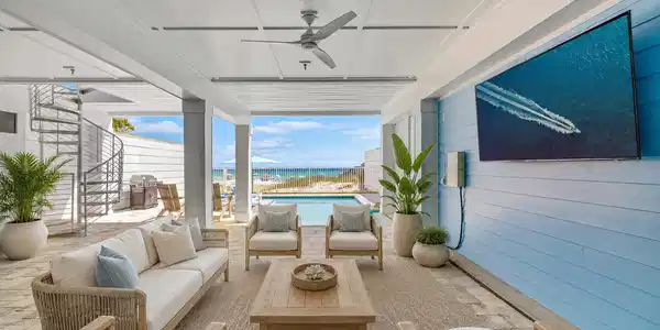 Image 3: Gulf Front Deck, Virtually Staged