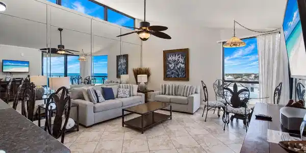 Image 2: Open Living, Dining and Kitchen
