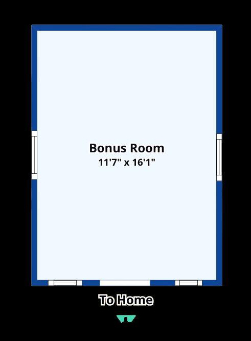 Image 3: 325 Echo Cir Floor Plan Bonus Room