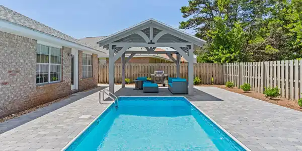 Image 2: Pool Area with Gazebo