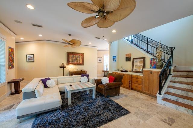 Image 3: Living Room to Stairs