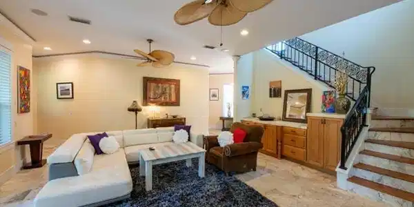 Image 3: Living Room to Stairs