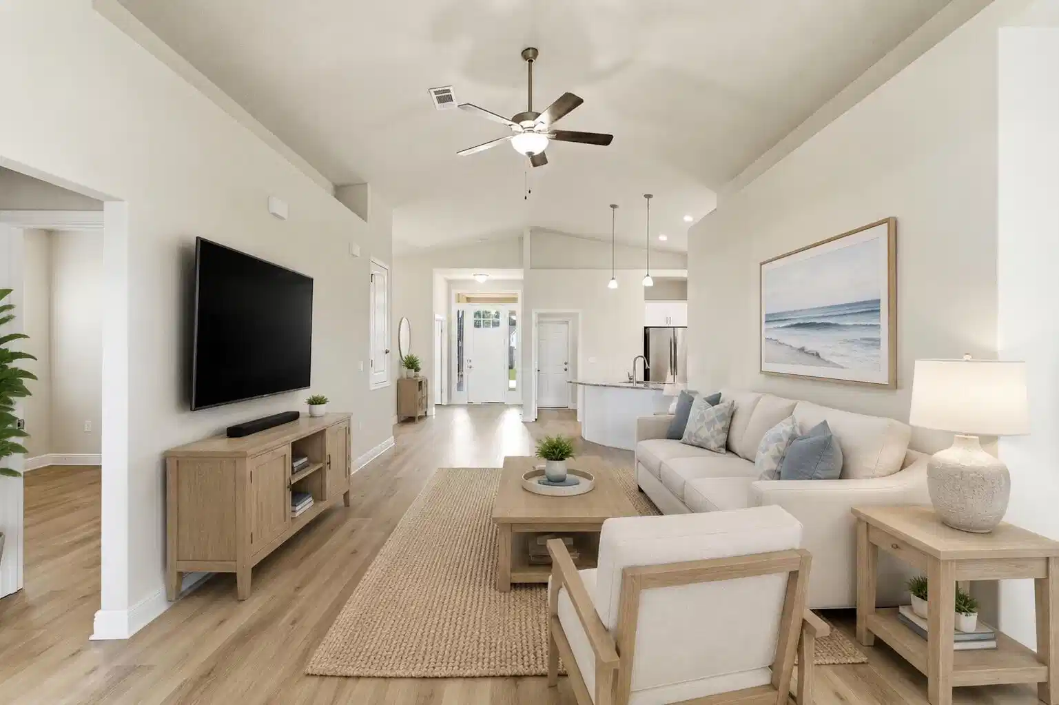 Image 1: Staged living room 2