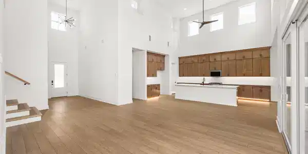 Image 4: Great room to kitchen