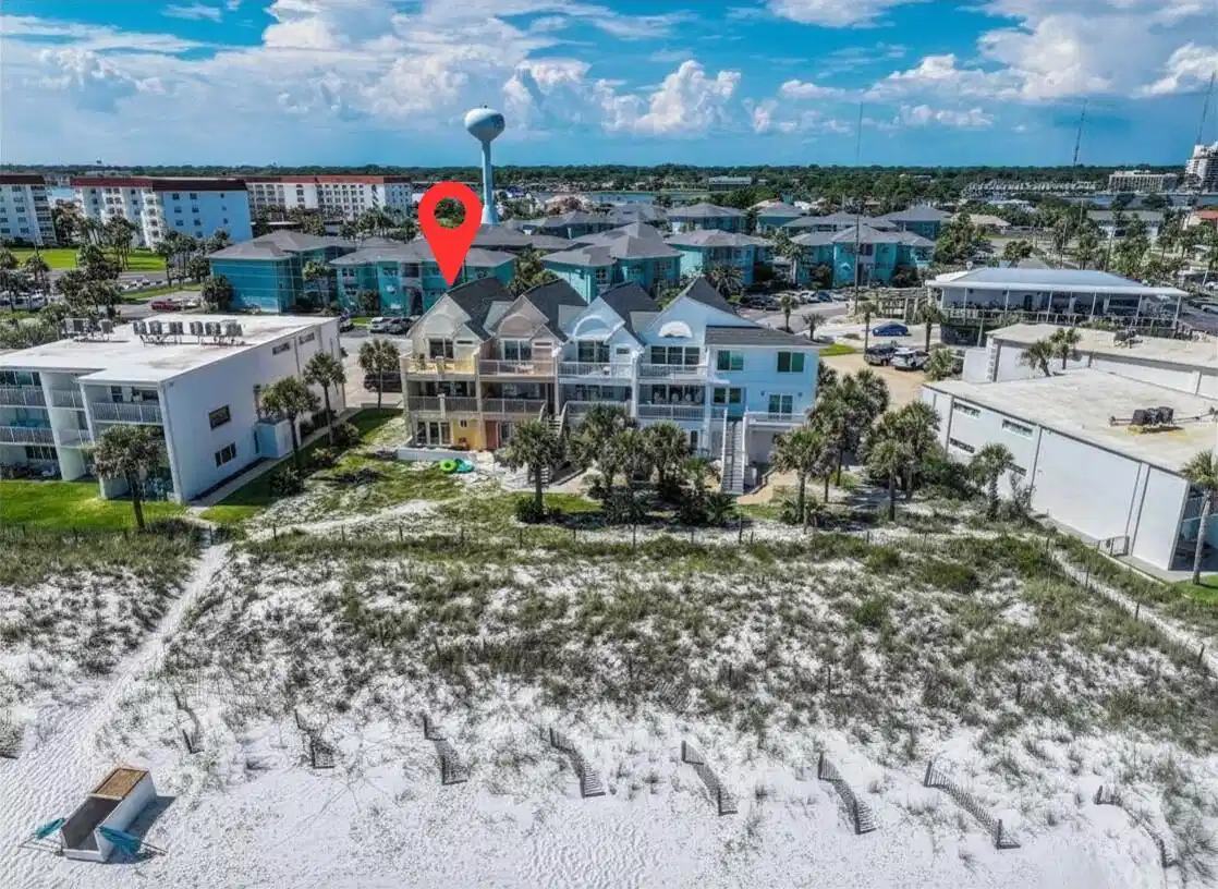 Image 1: Aerial Of Townhome