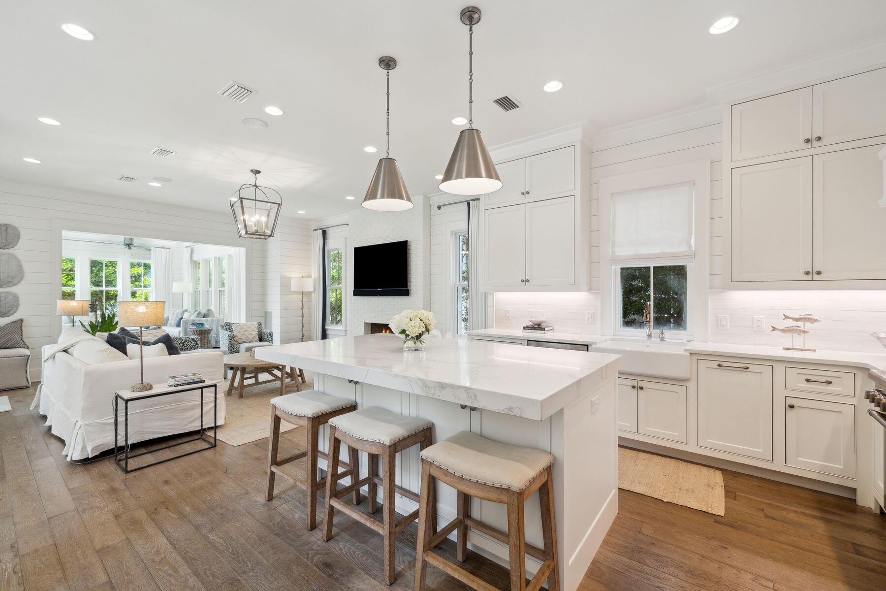 Image 1: Kitchen to living room