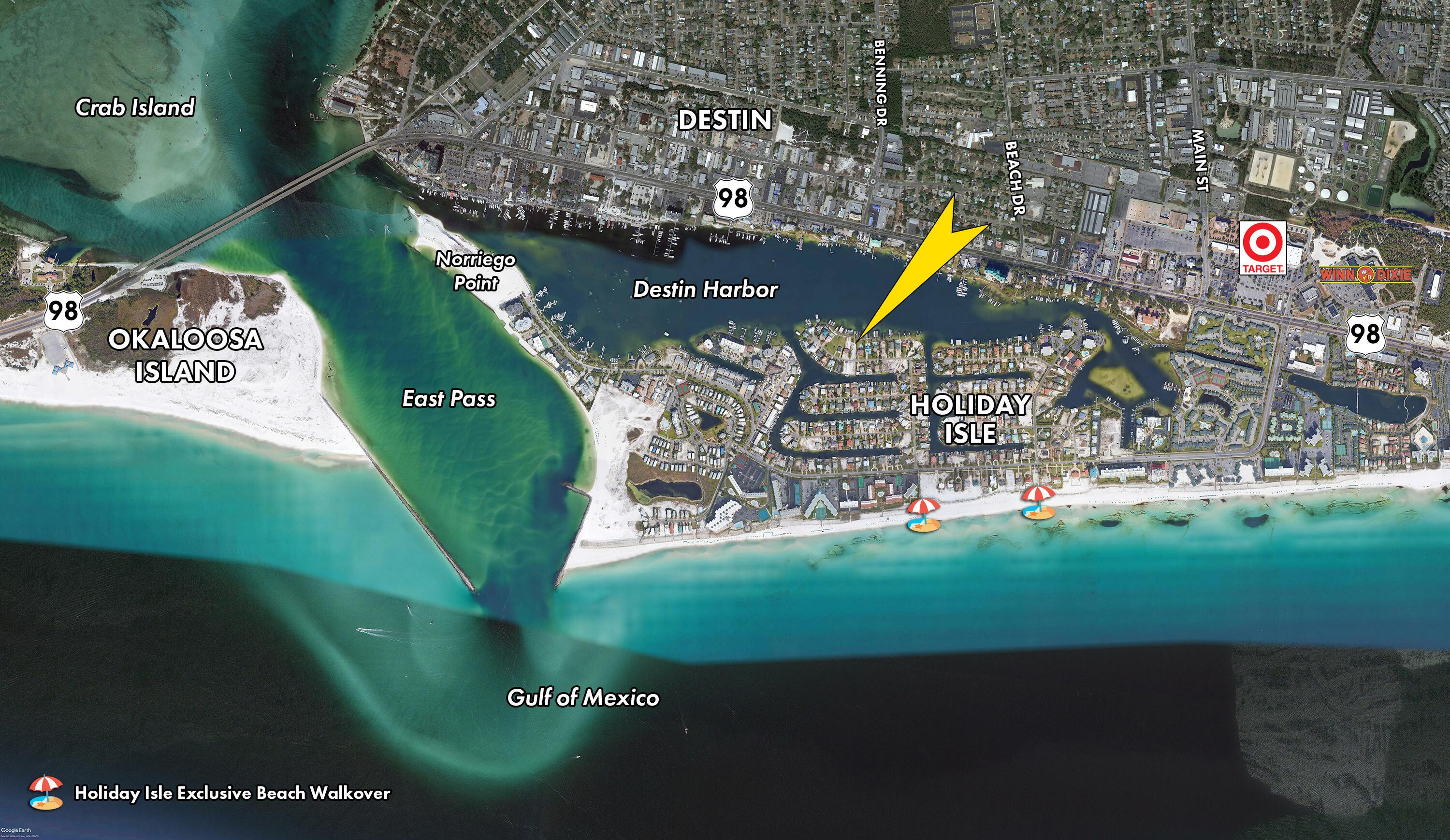 Image 3: 515-Gulf-Shore-Drive-aerial