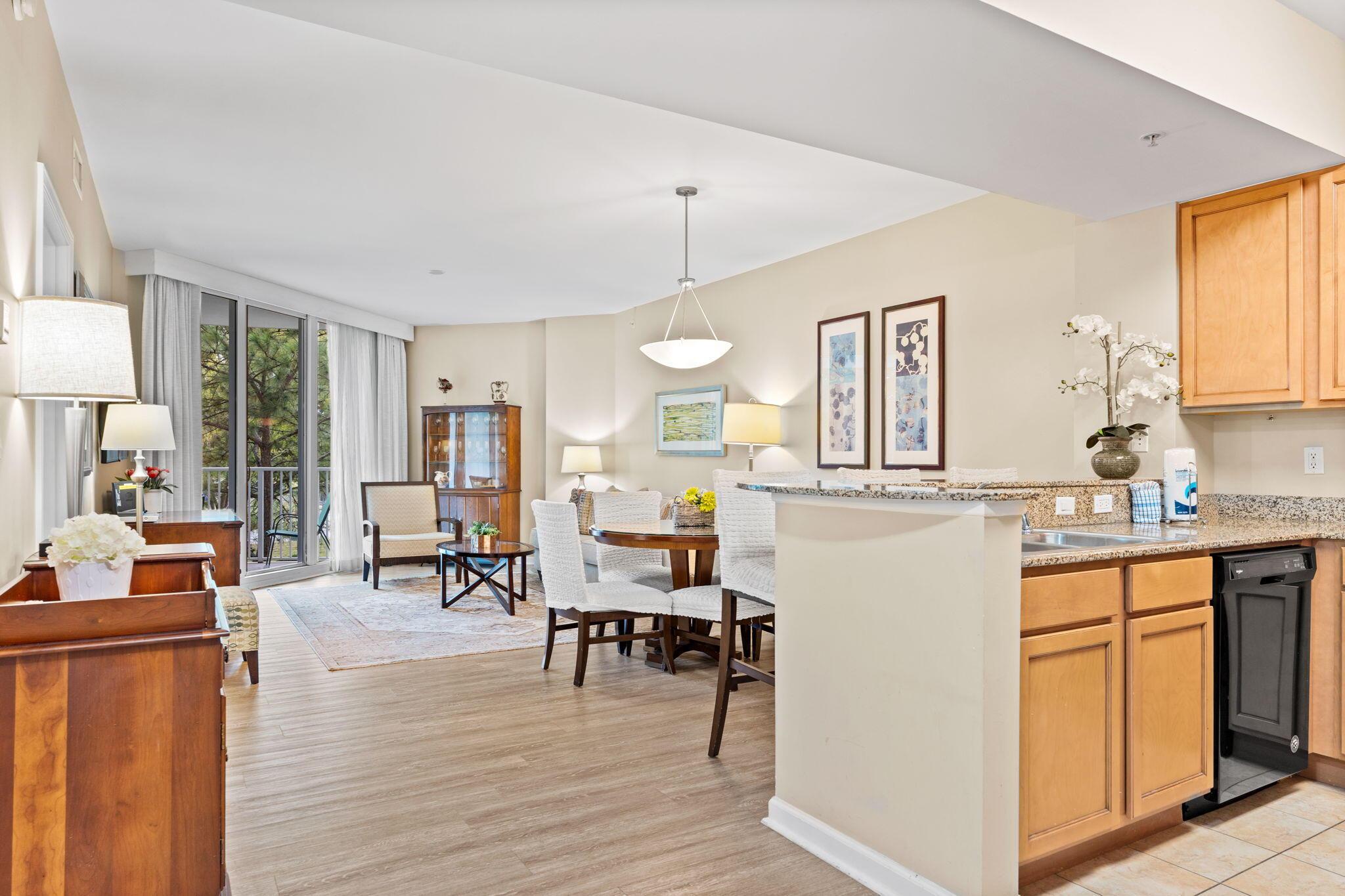 Image 4: Living/Dining/Kitchen Open Concept