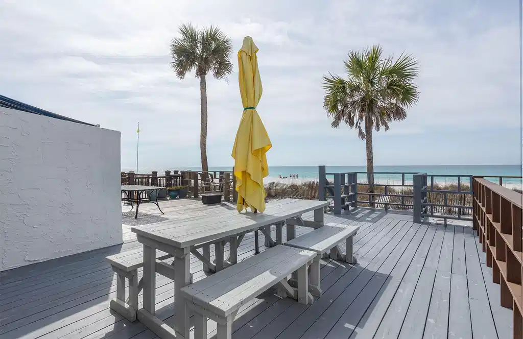 Image 1: Gulf view from Condo