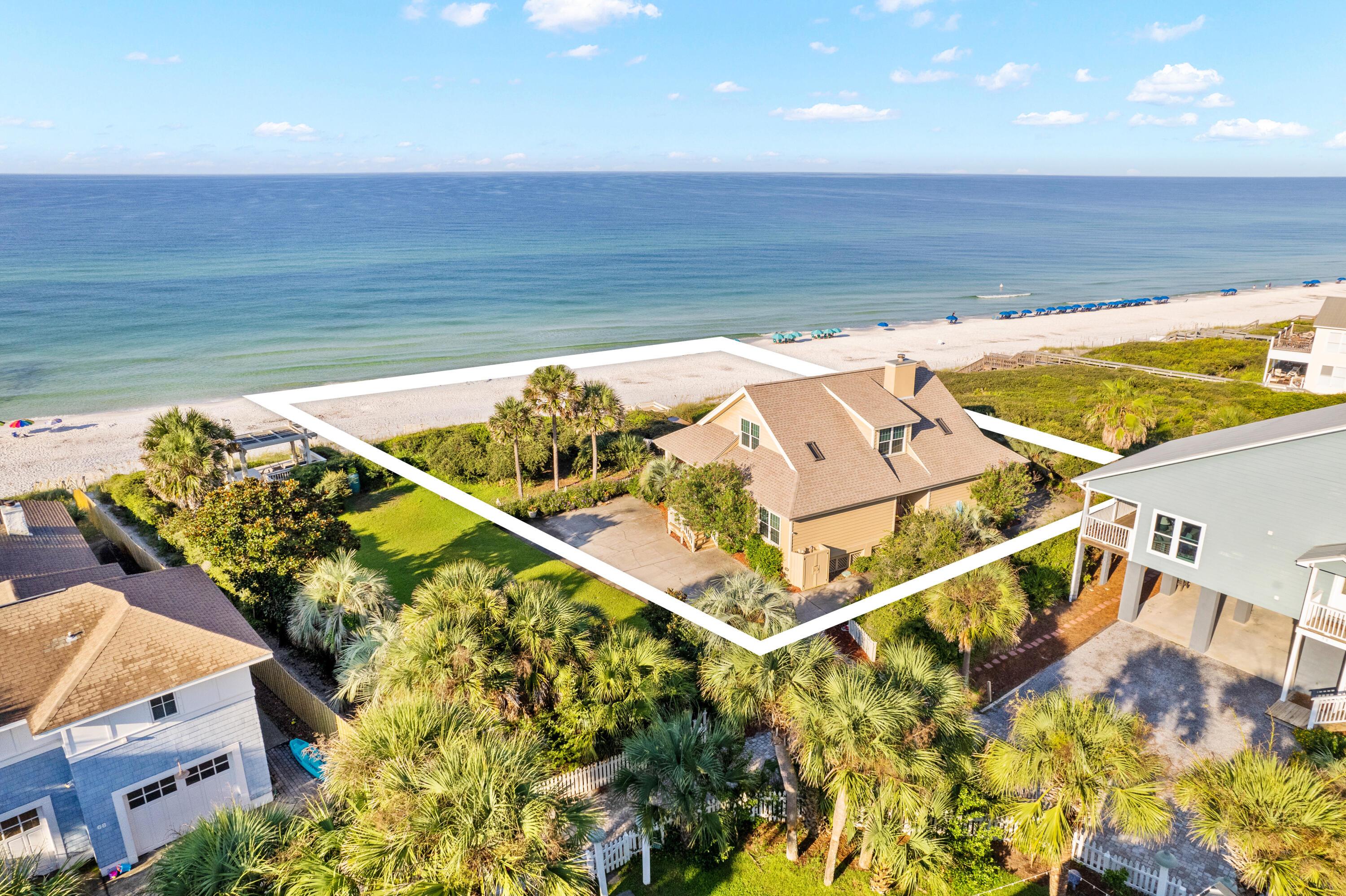 Image 1: Aerial View of Property