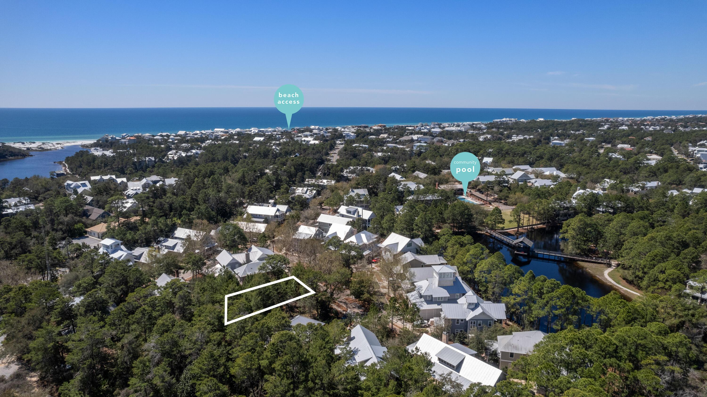 Image 1: Lot 75 Okeechobee - Aerial to Beach