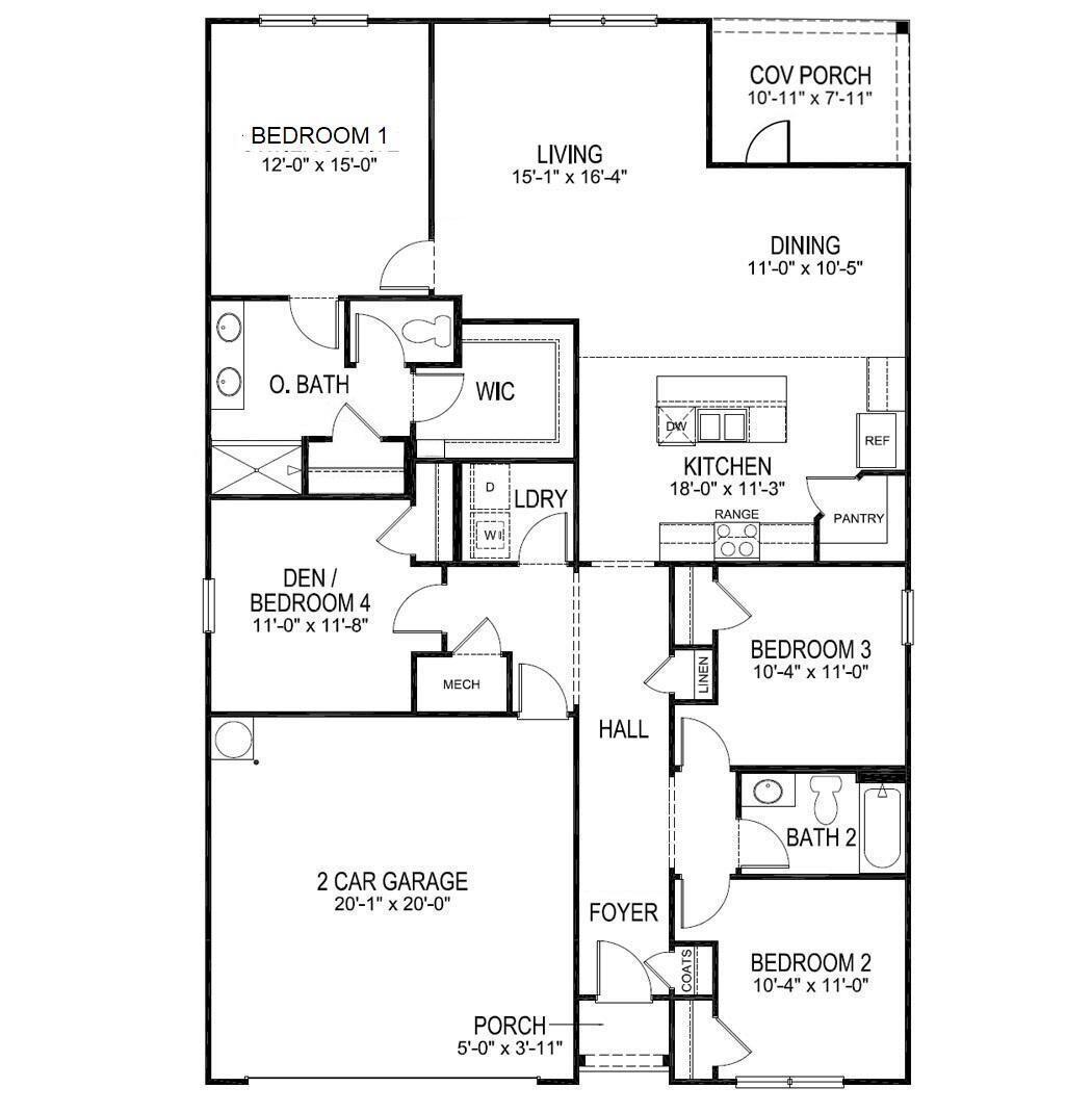 Image 2: Cali Floorplan