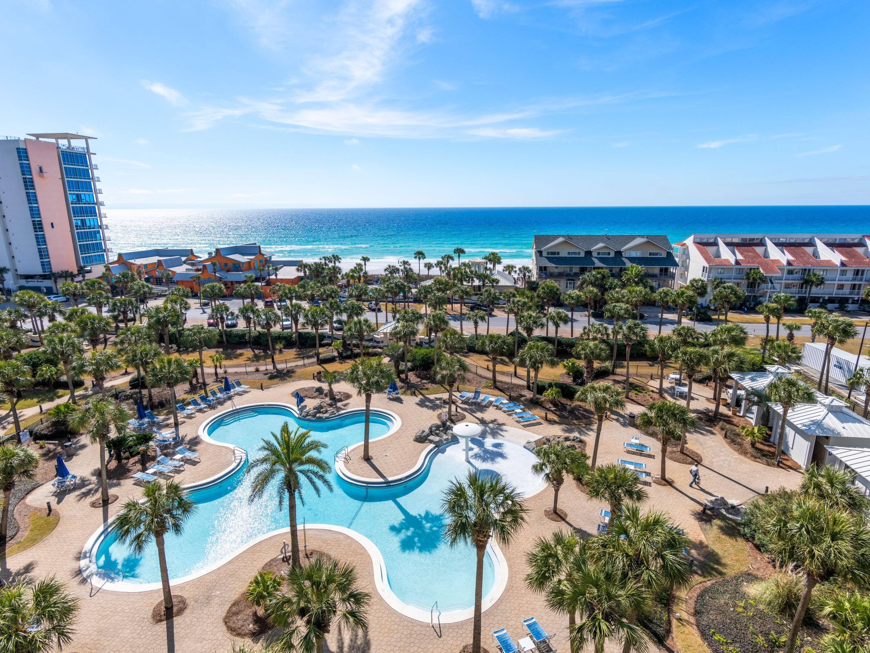 Image 2: Resort landscaping and pool