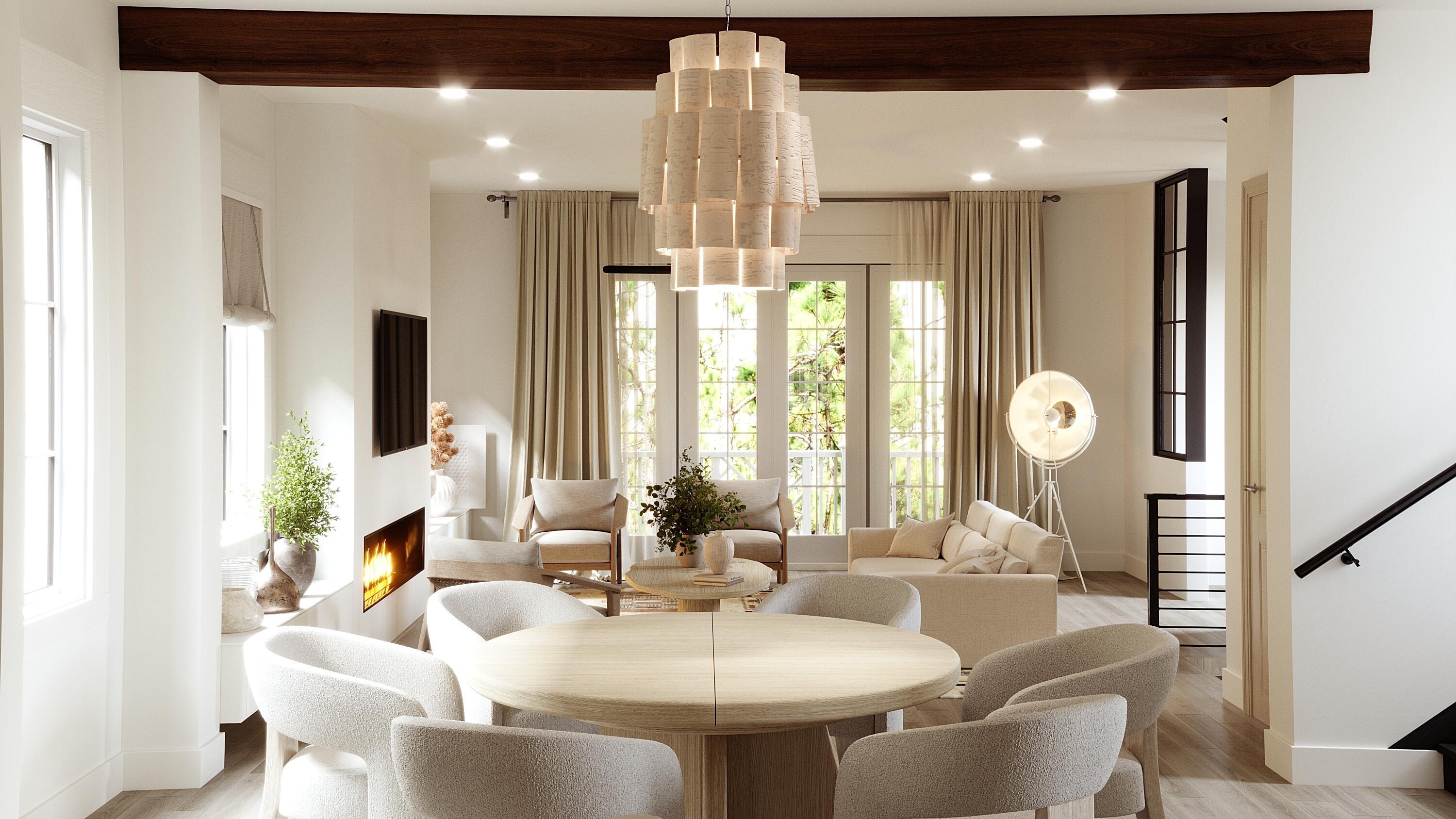 Image 4: Lot 83 Livingroom Dinning room