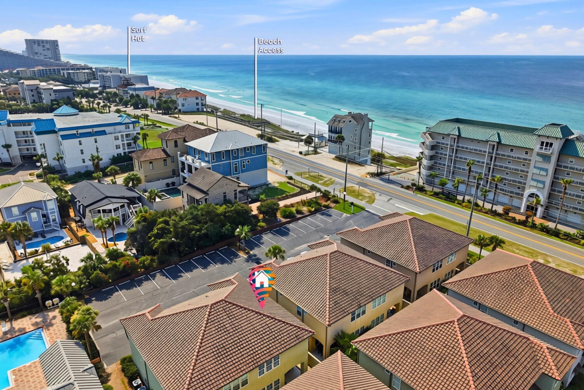 Image 1: 936 scenic gulf dr, unit a drone - awp m