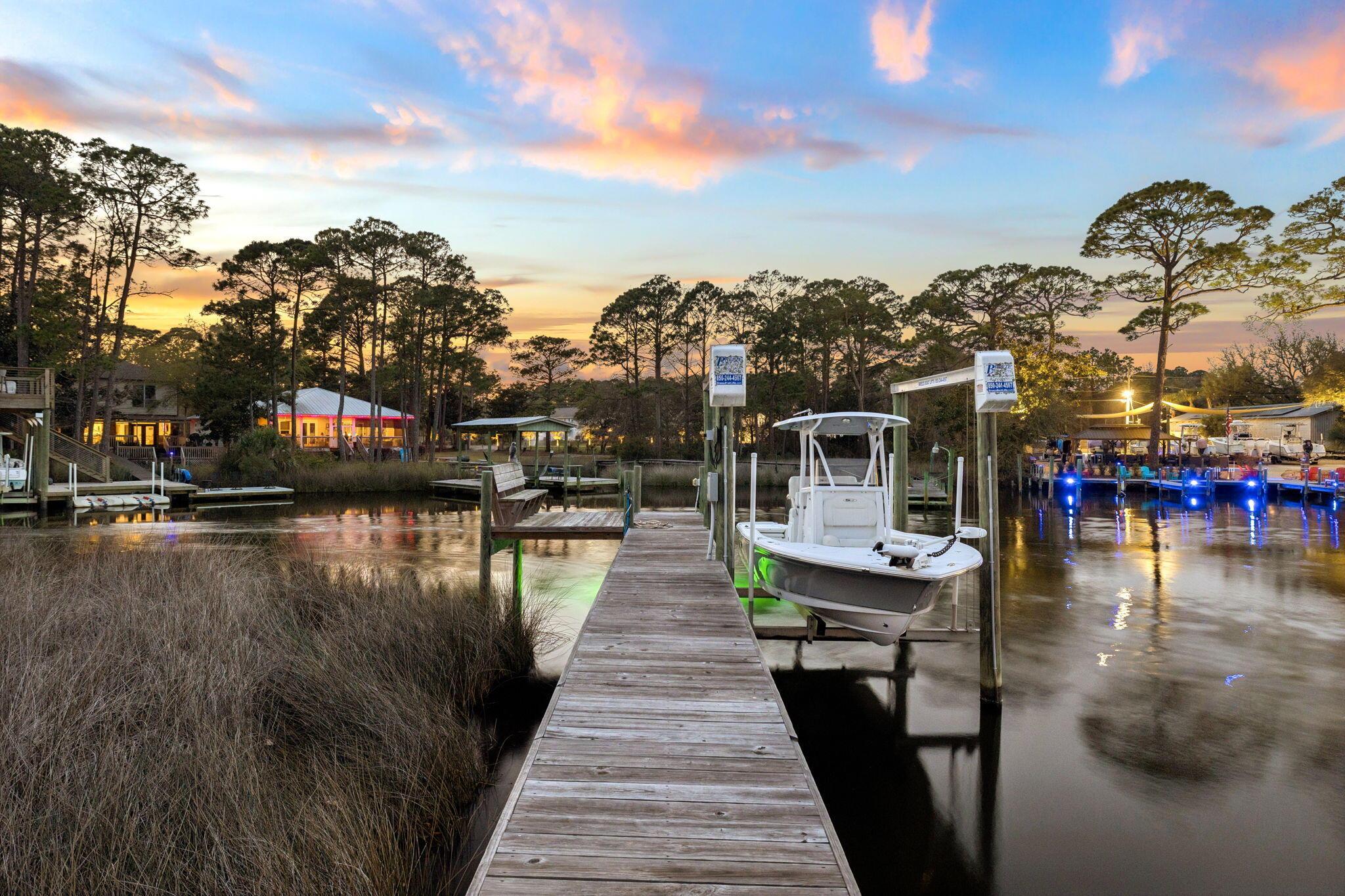 Image 4: Image #4 | Private dock at sunset