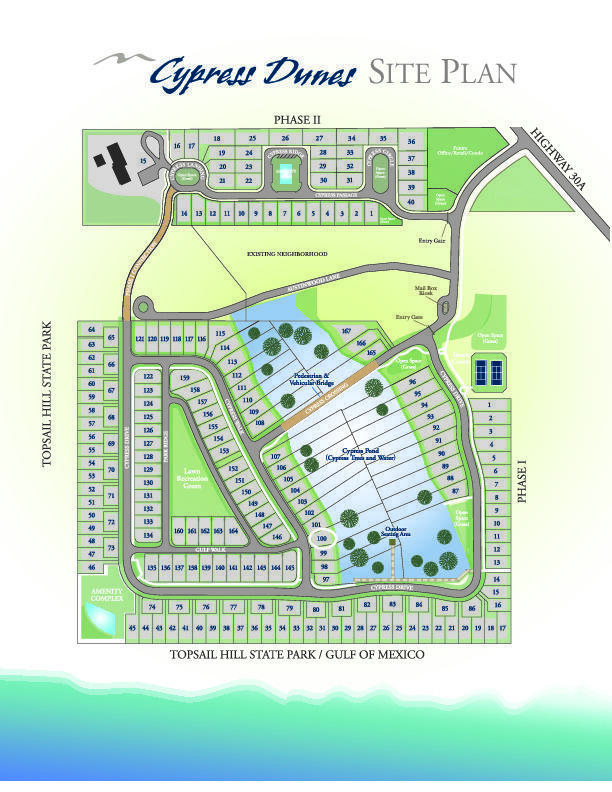 Image 3: Plat map_Cypress Dunes