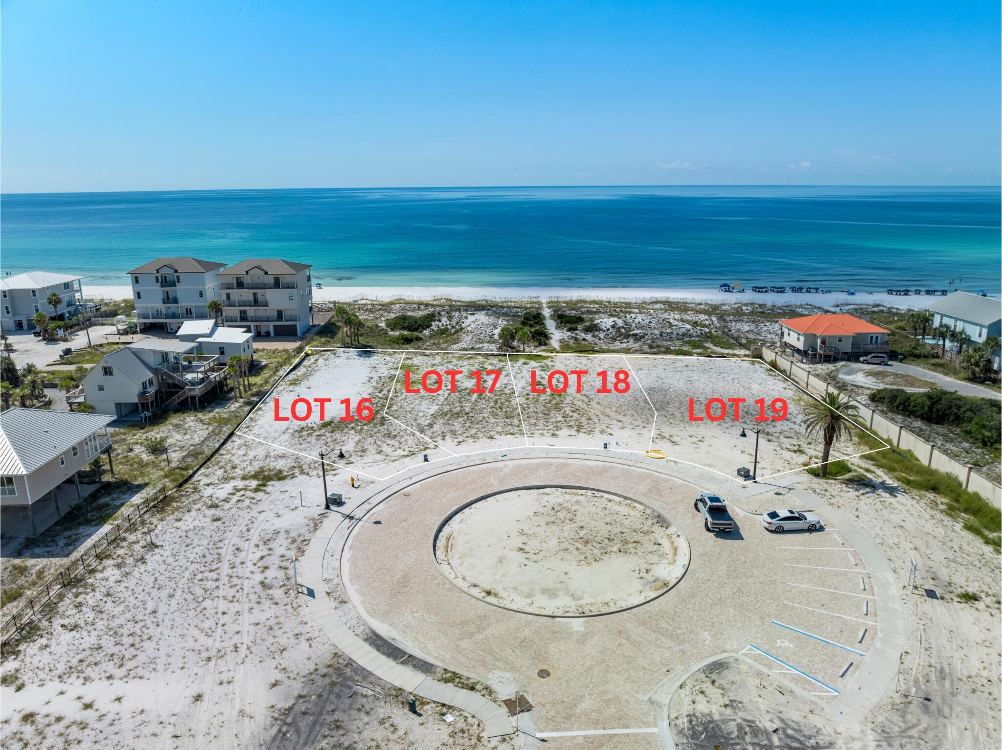 Image 3: Aerial of Gulf Front Lots