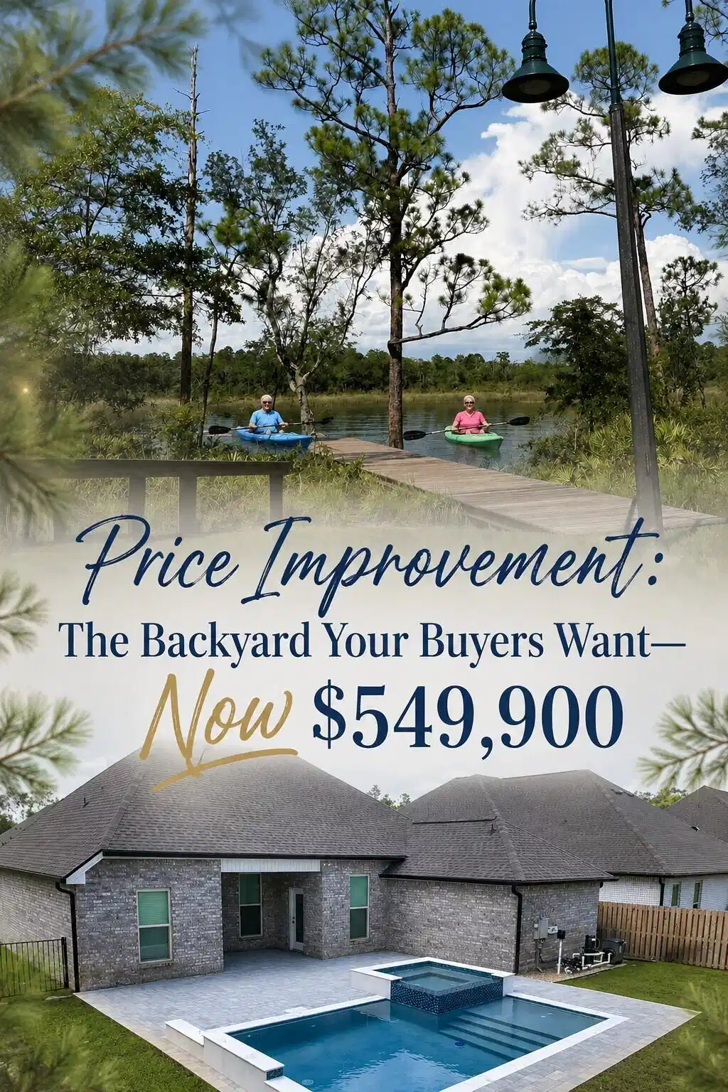 Image 1: dock . kayacs . house. price improvement