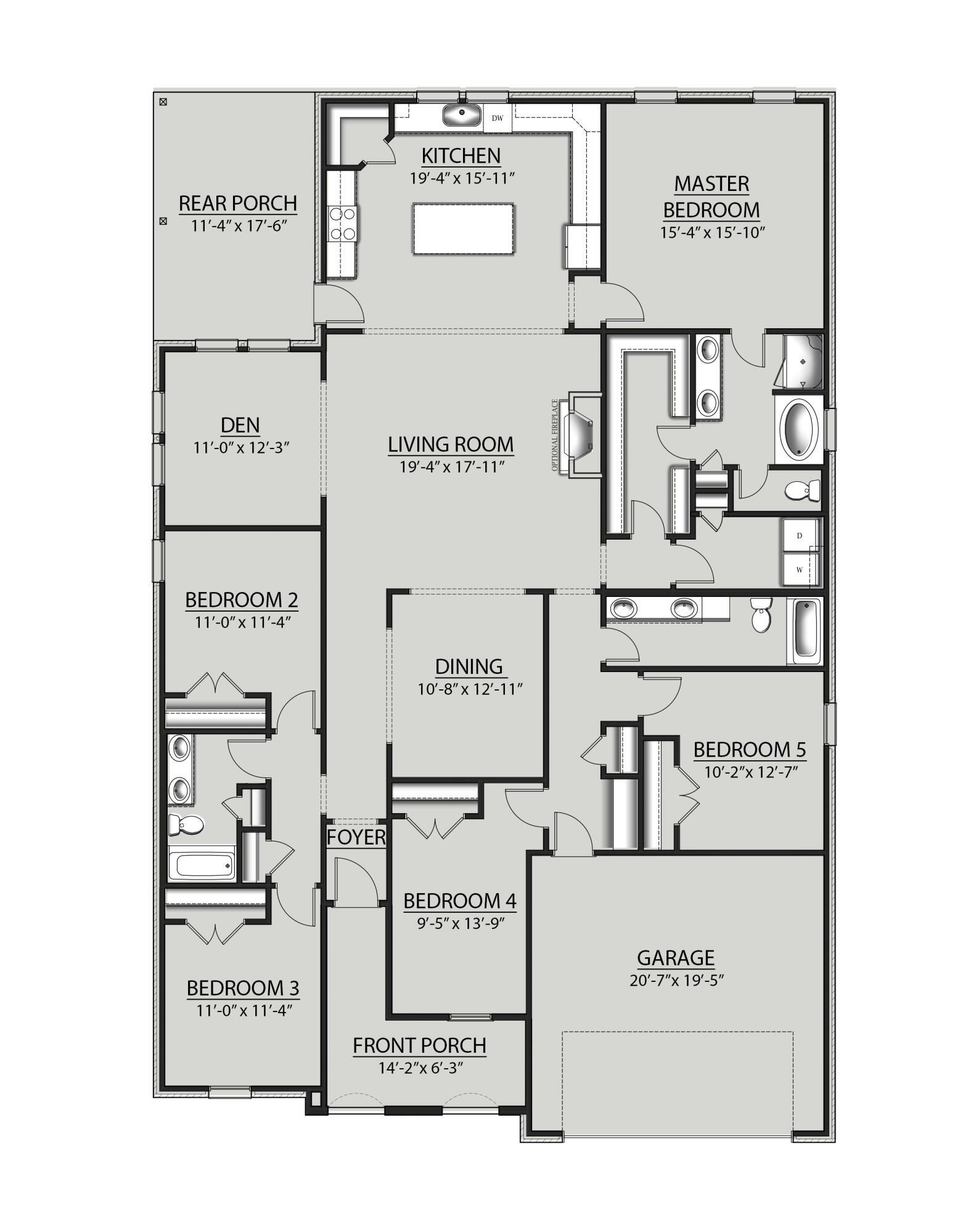 Image 3: Hickory AG Floor Plan