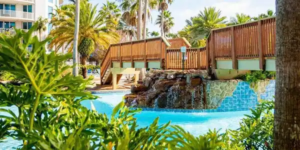 Image 2: waterfalls palms