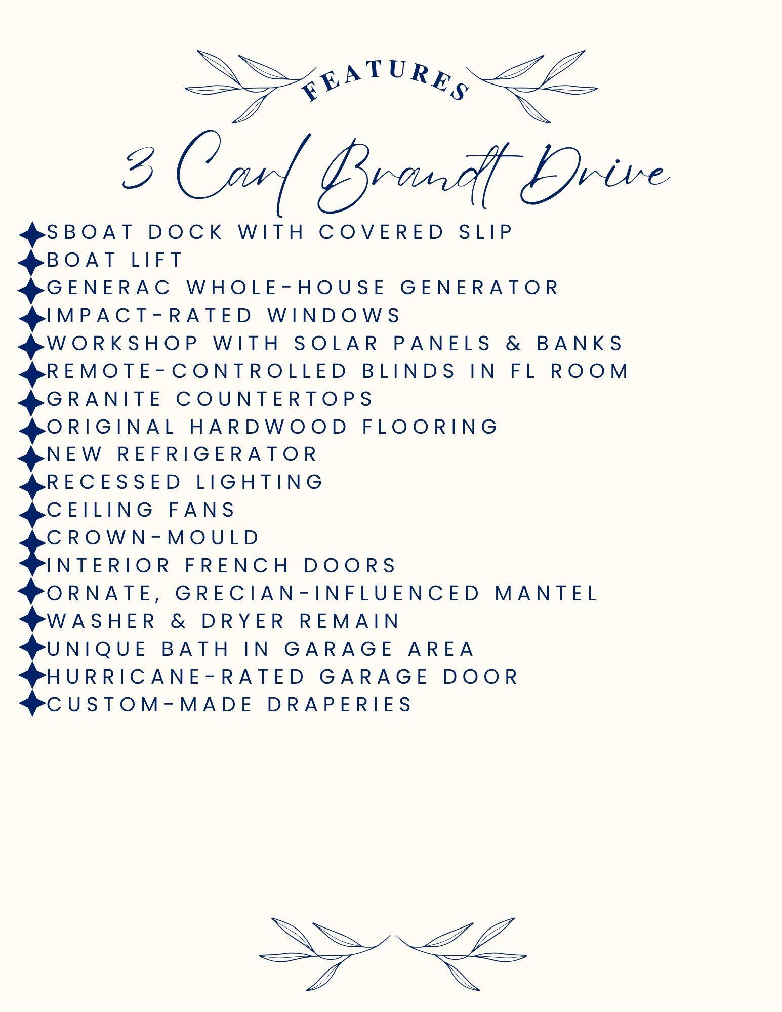 Image 3: Features Sheet-3 Carl Brandt
