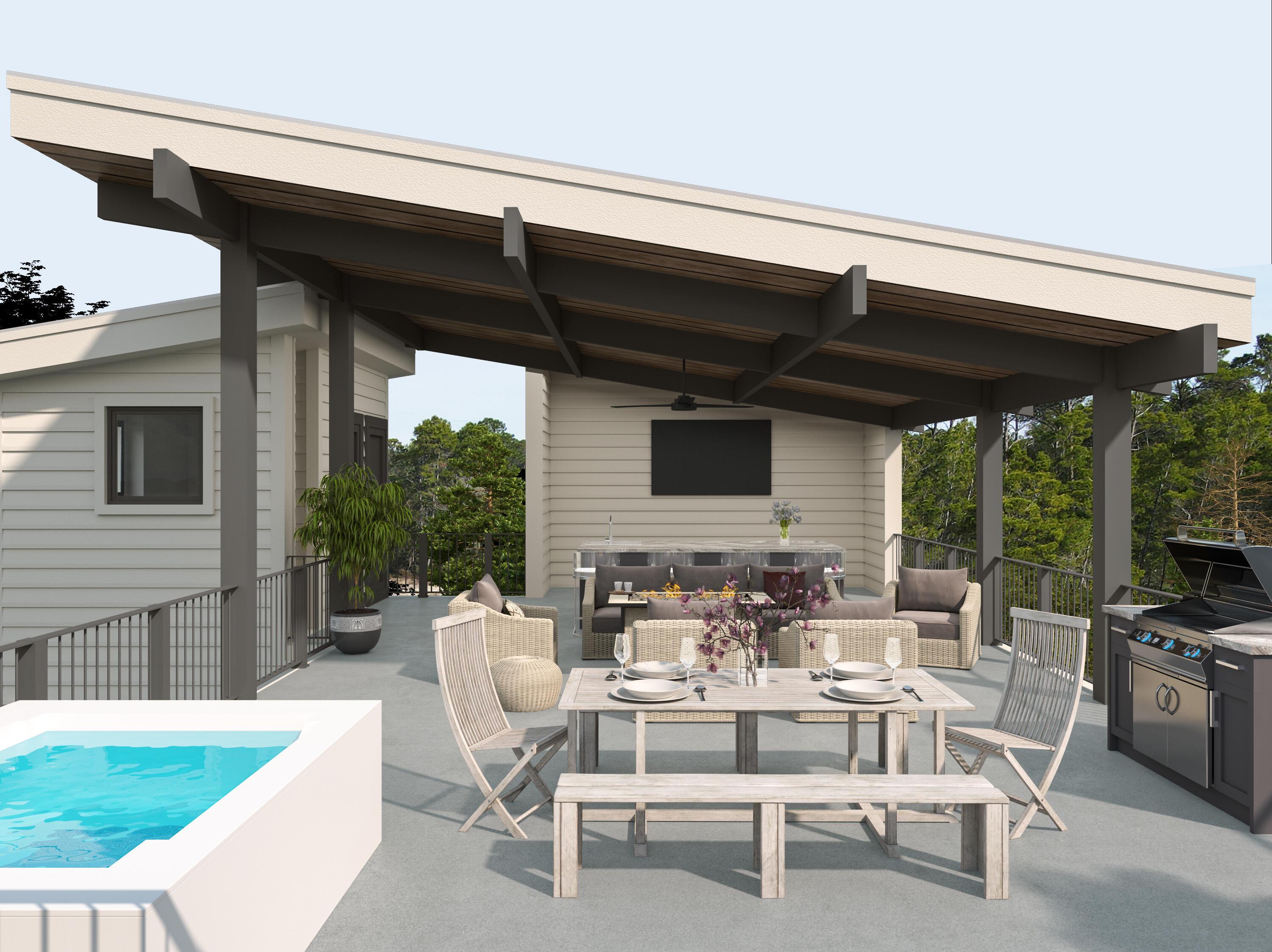 Image 3: Rooftop Terrace Rendering