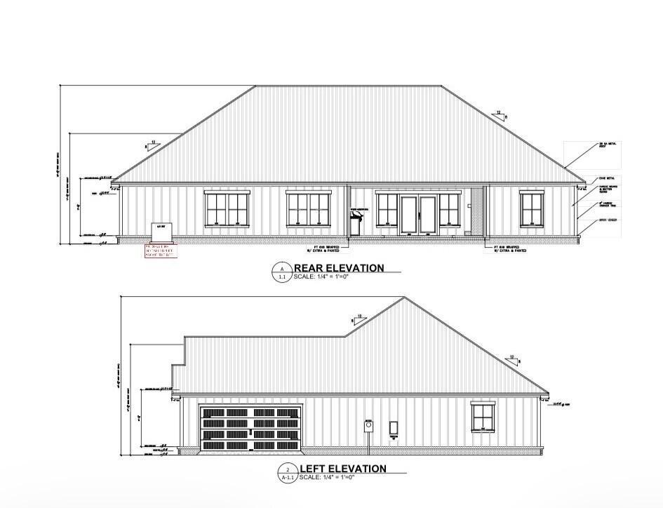 Image 4: House Rear Elevation