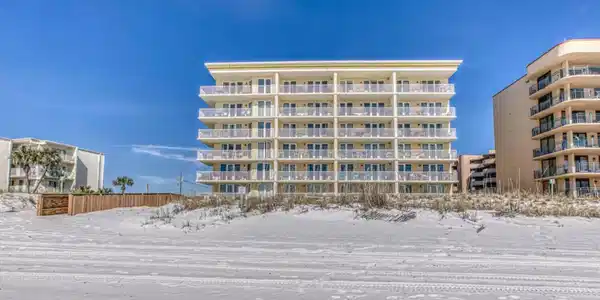Image 2: Building View from Beach