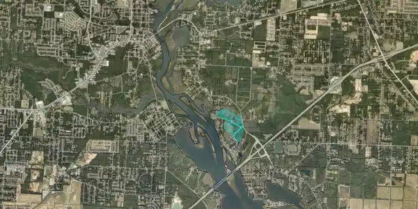 Image 2: Bayou Landing Aerial 2