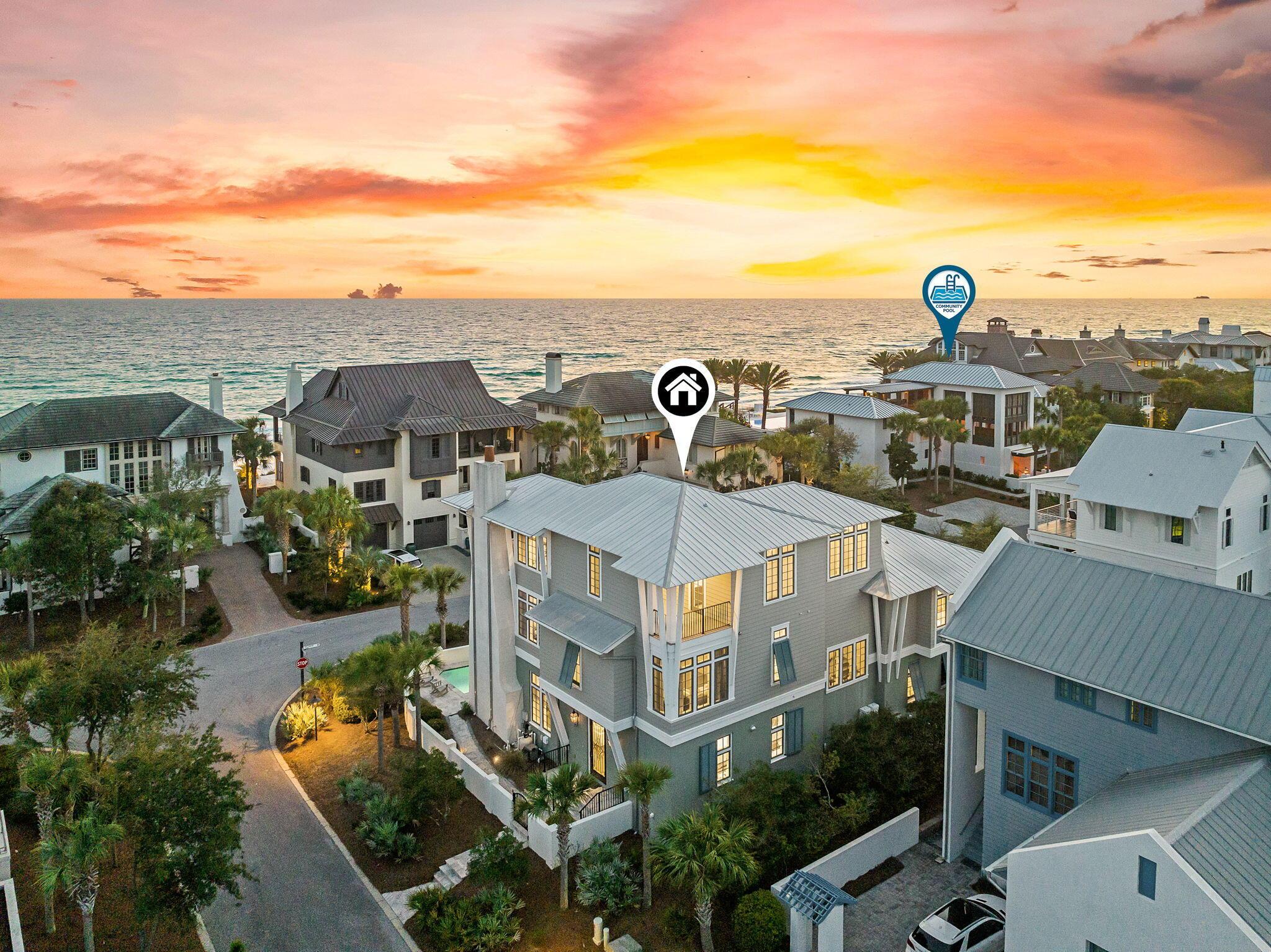 Image 1: Image #1 | Aerial view of coastal neighb