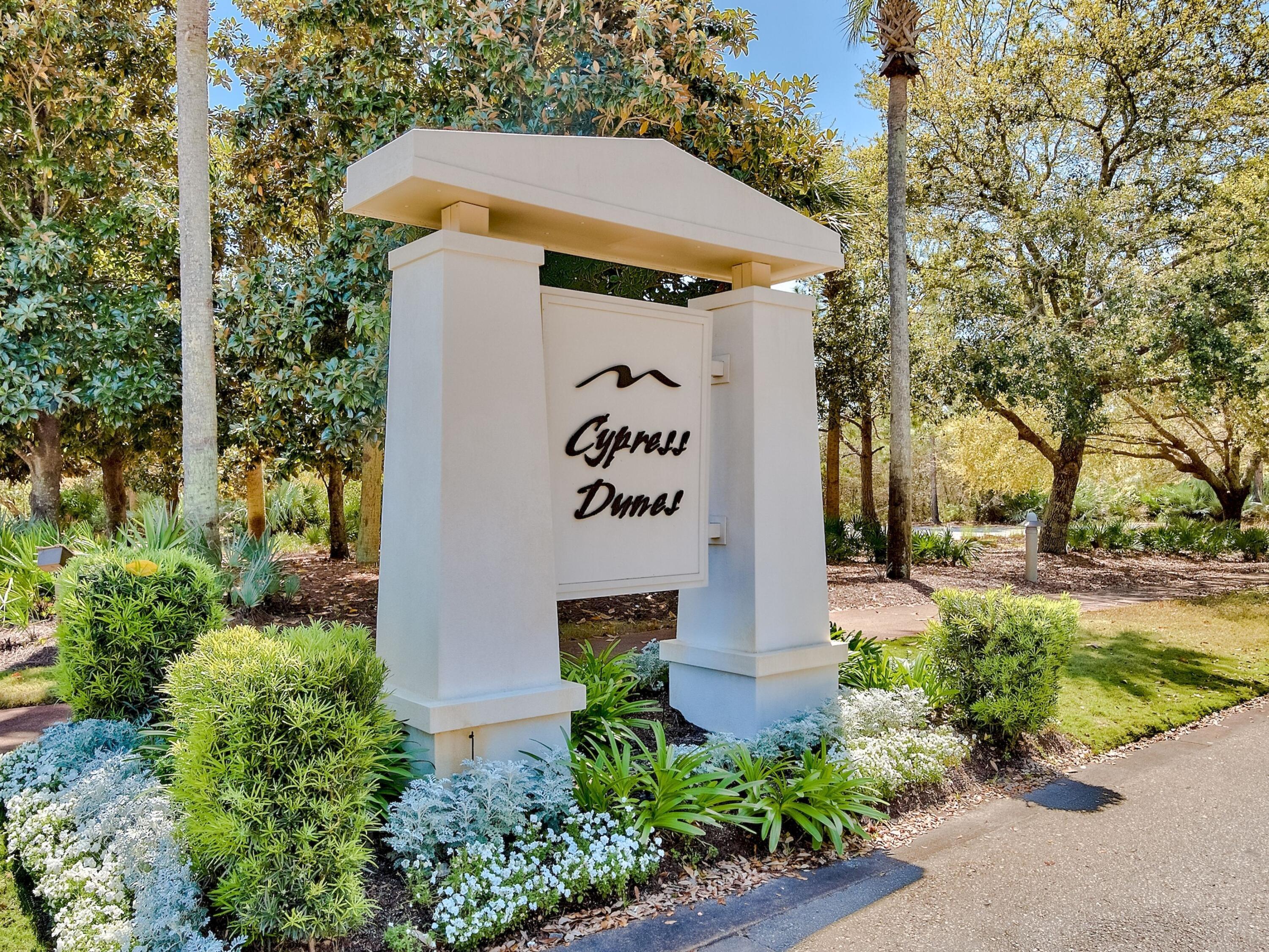 Image 2: Cypress Dunes entrance sign