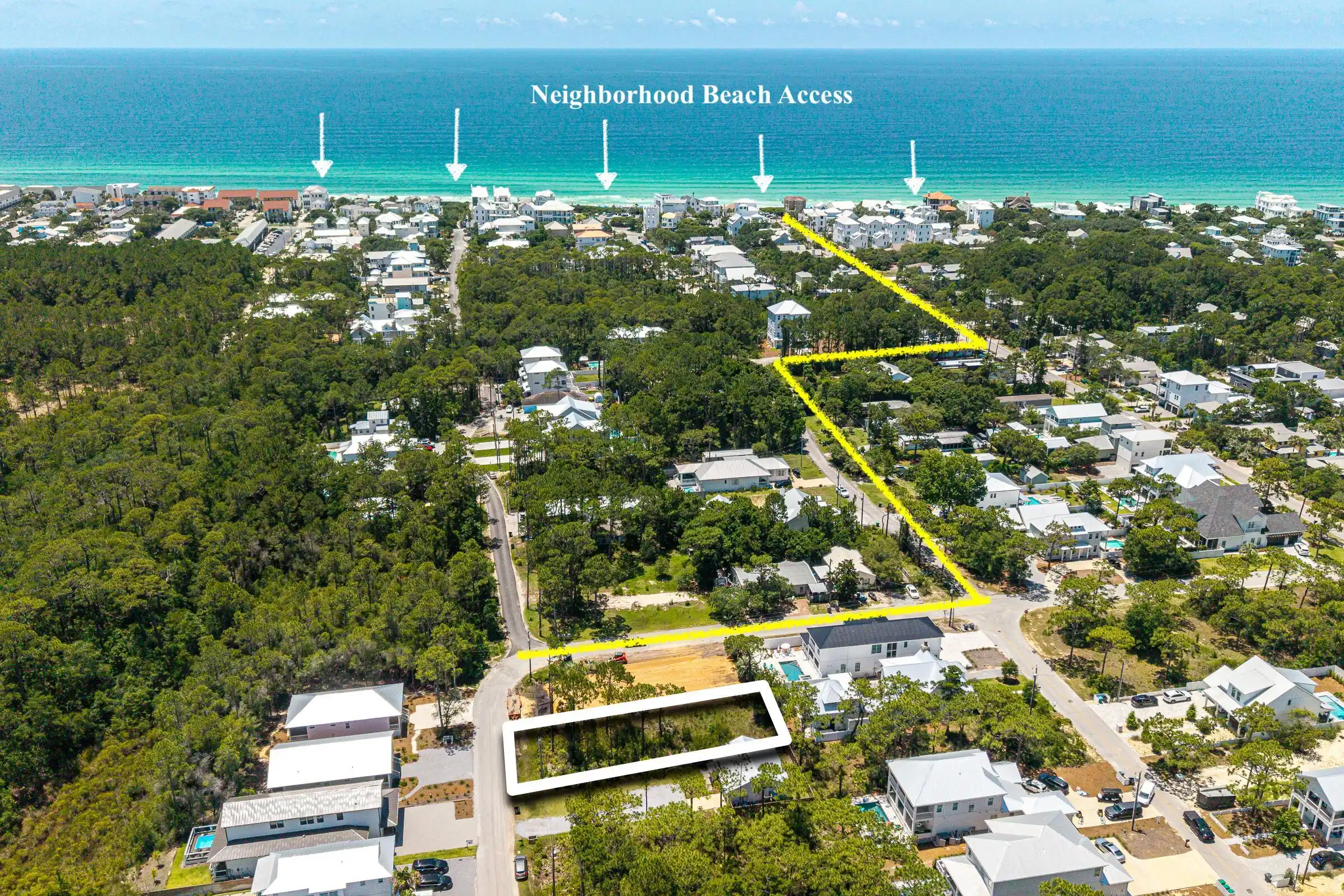 Image 1: Walk to beach