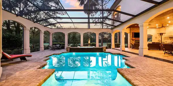 Image 4: Lanai, Pool and Spa