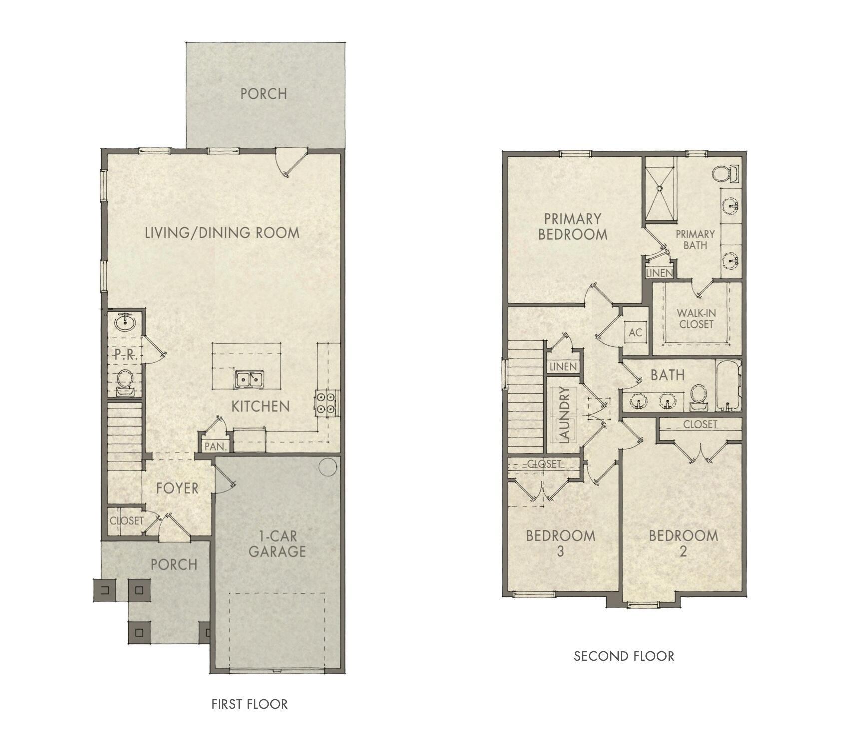 Image 2: Villas on the Fairway Townhome Floor Pla